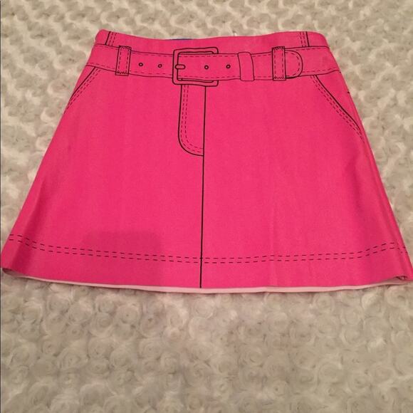 Little Miss Matched Vinyl A-Line Girl’s Skirt Pink Size 6 BNWT - Picture 1 of 6
